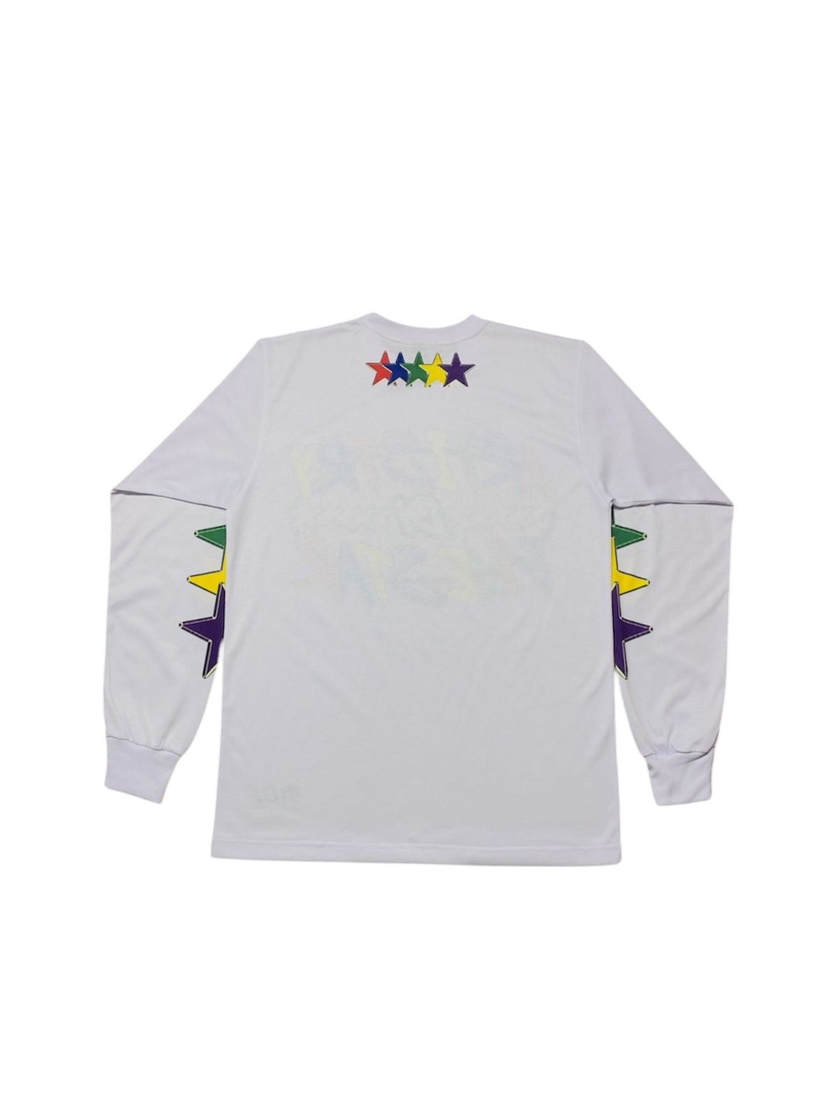 White “Puzzle Piece” Long Sleeve T-Shirt