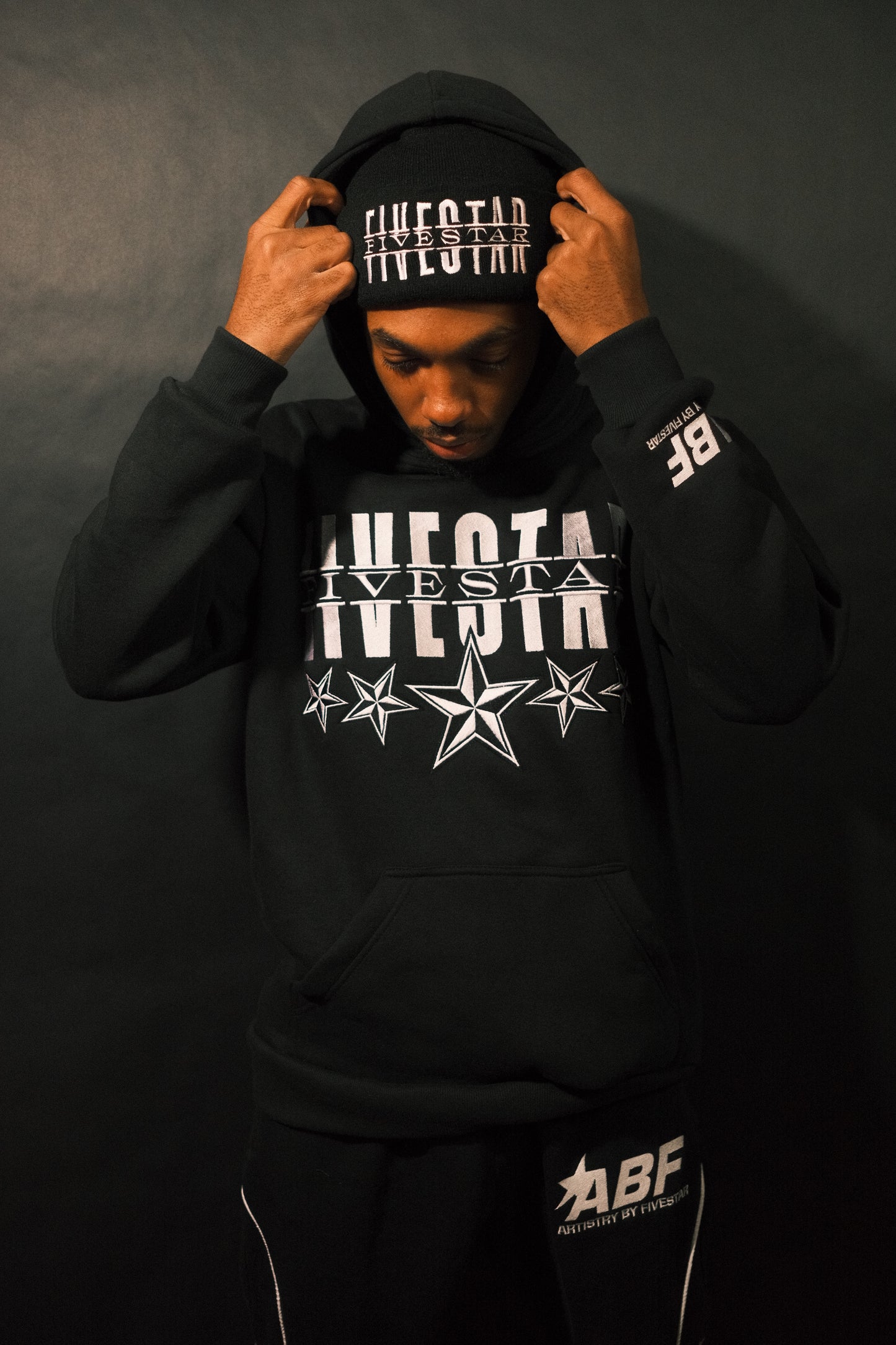 Black “Star Set” Sweatsuits